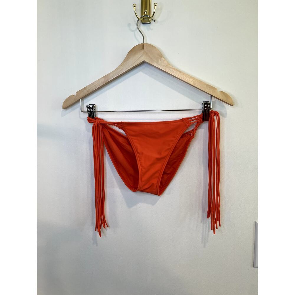 Rip Curl Neon Orange Strappy Bikini Top Swimwear Festival Beach Size S/M